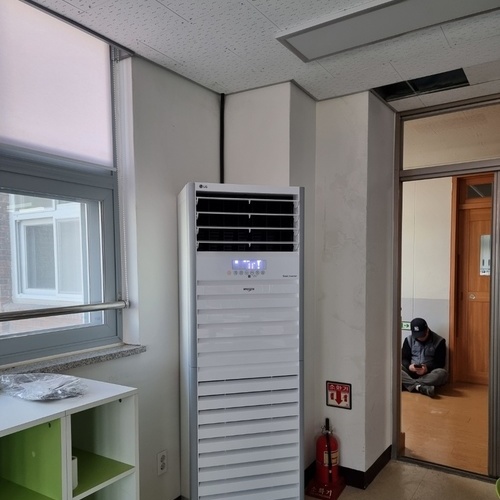 대전광역시 중구 보성초등학교 스탠드형 냉난방기 설치 후