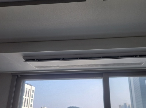 대전 유성구 용계동 힐스테이트 도안 시스템에어컨 설치후